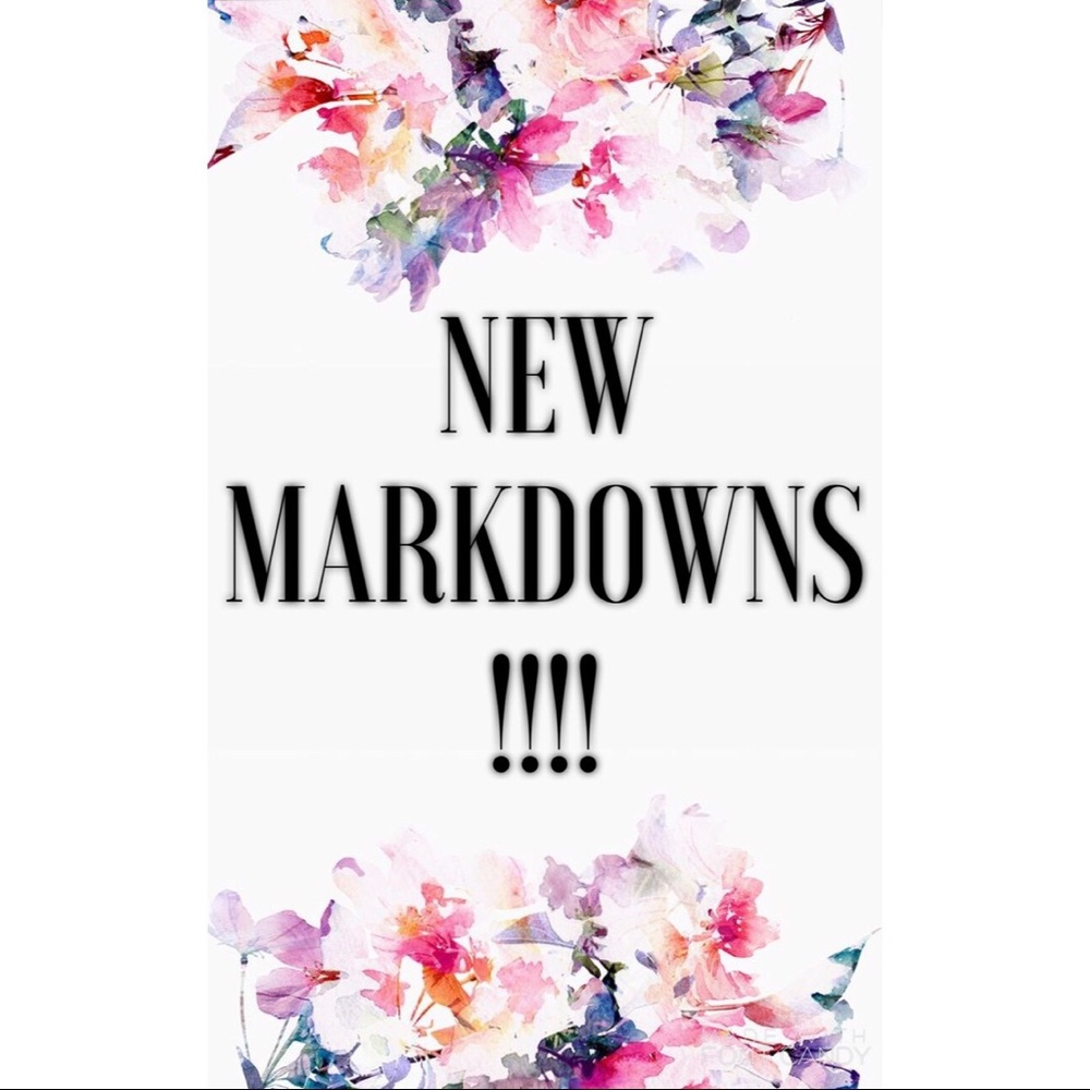 NEW MARKDOWNS IN MY CLOSET!!!